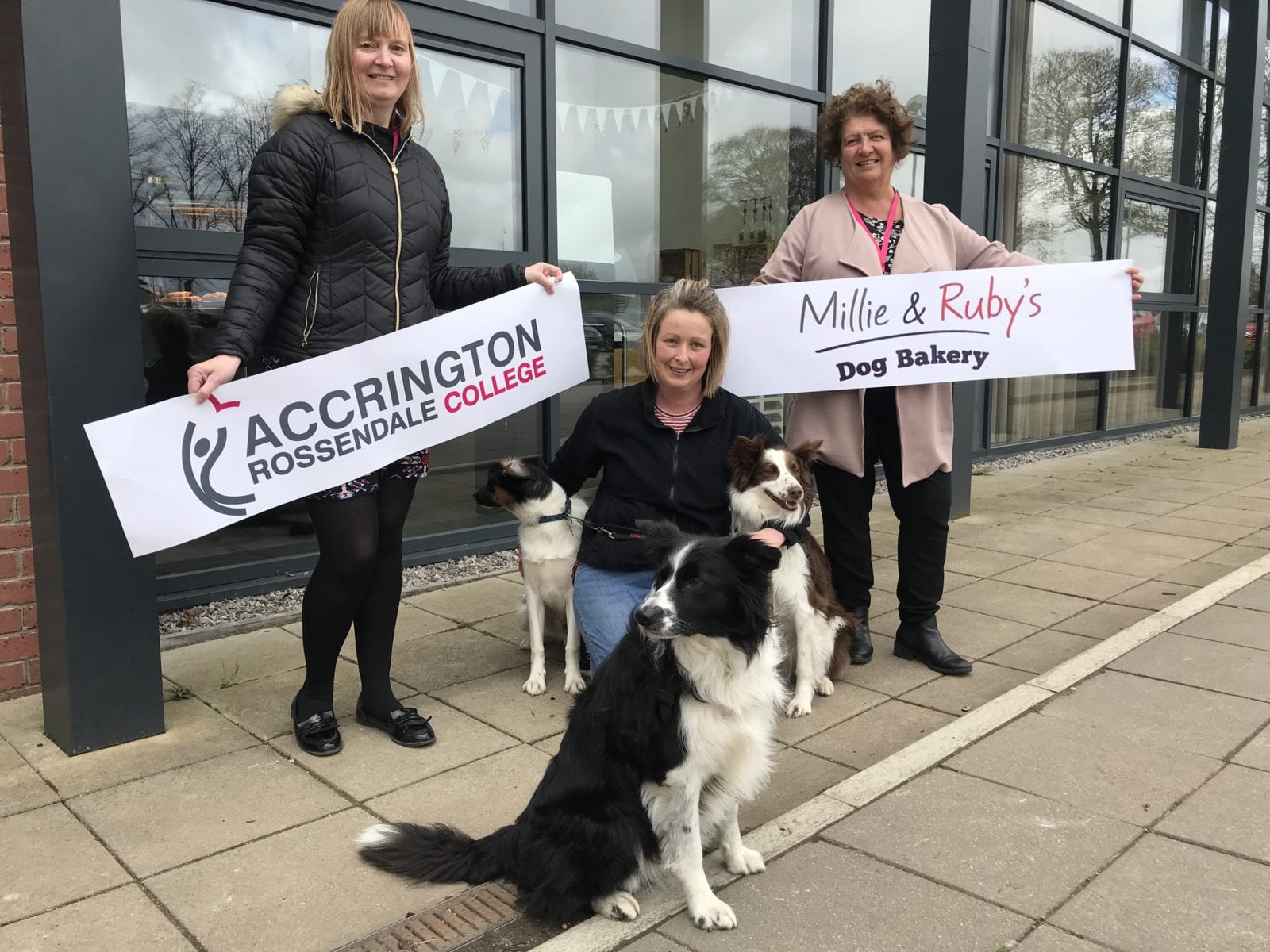 Millie and Ruby’s Dog Bakery’s rescue accrington & rossendale college