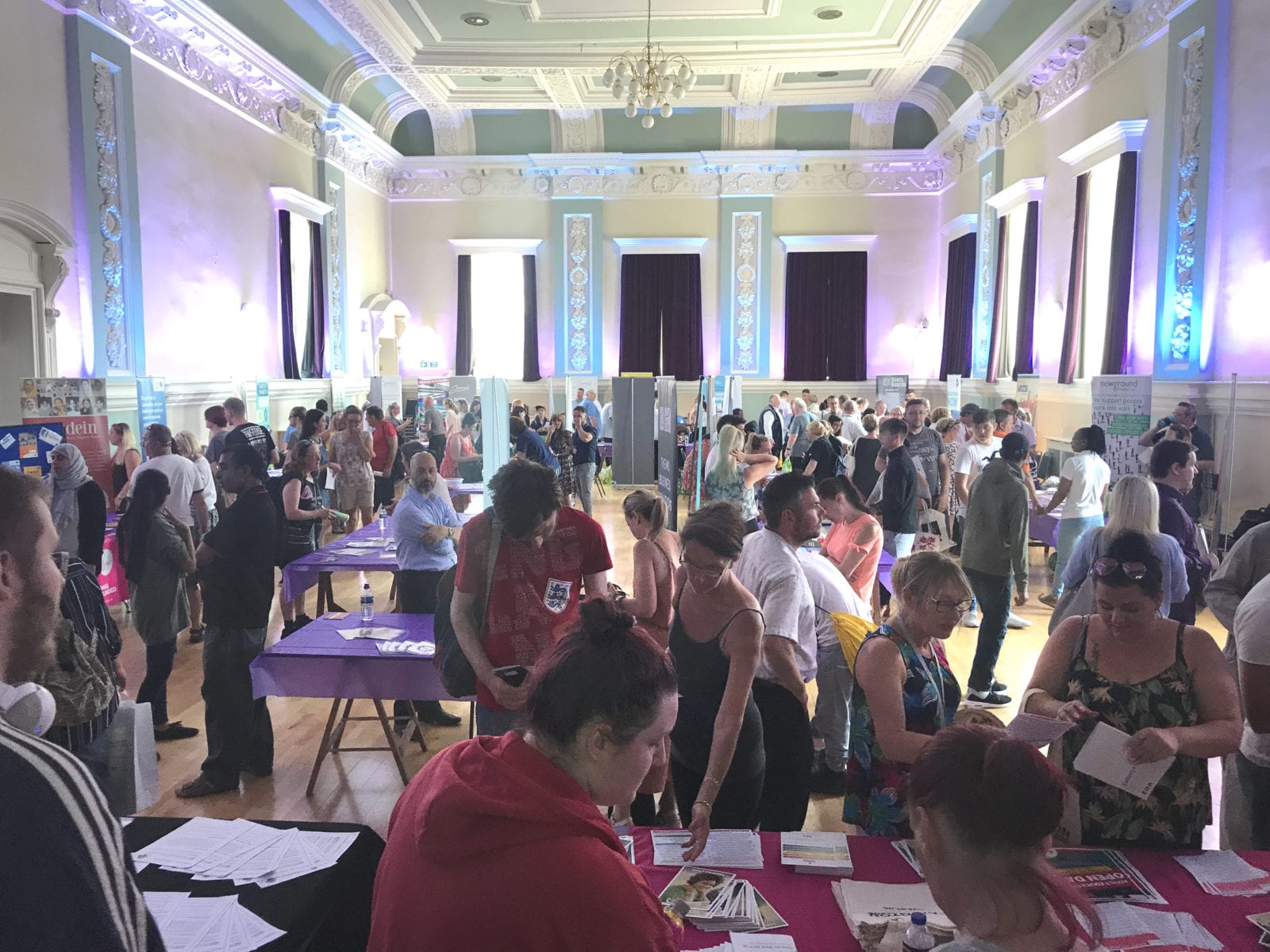 Jobs Fair Success - Full ballroom