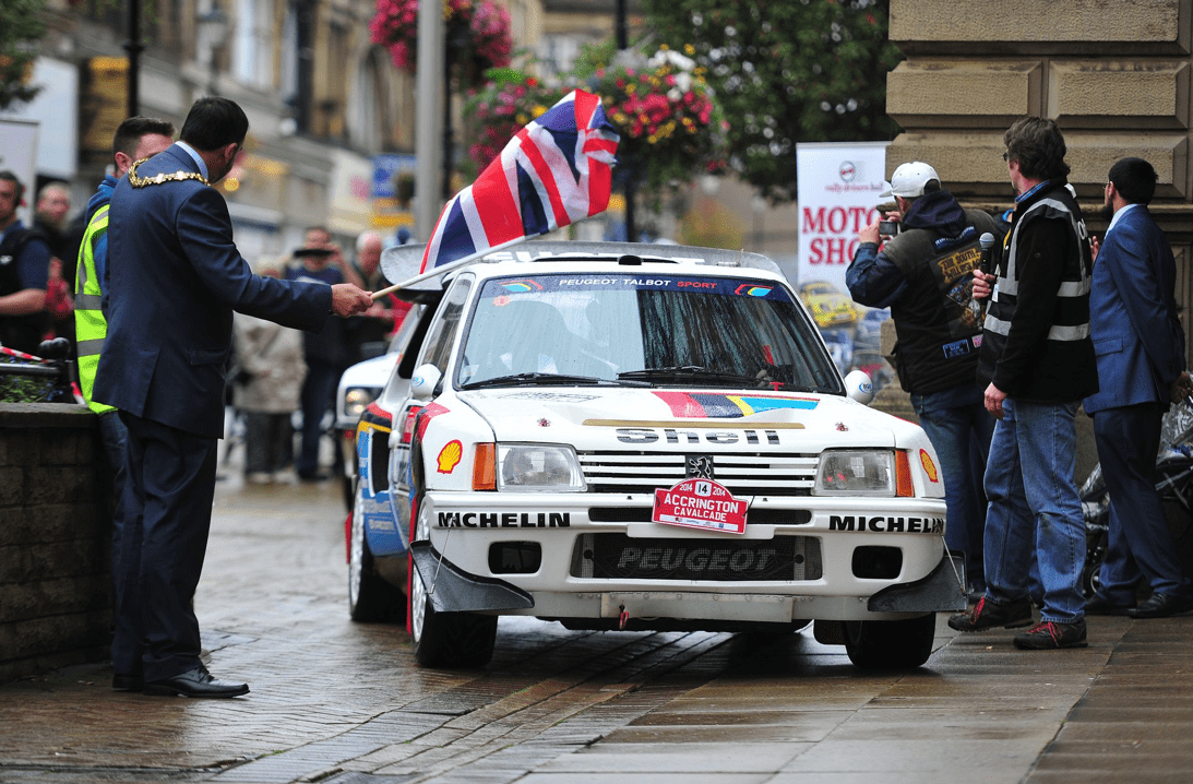 Peugeot T16 ‘Group B’ rally car will be on display on the town square