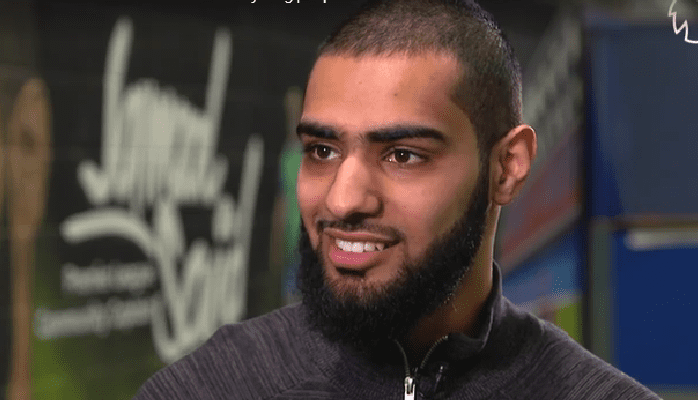 Male student with beard